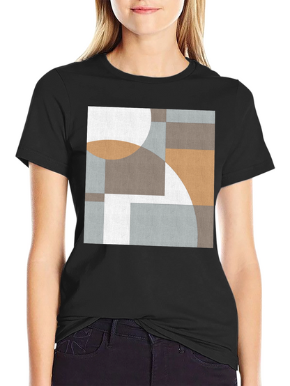 Geometric Art Tee - Modern Abstract Design T-Shirt