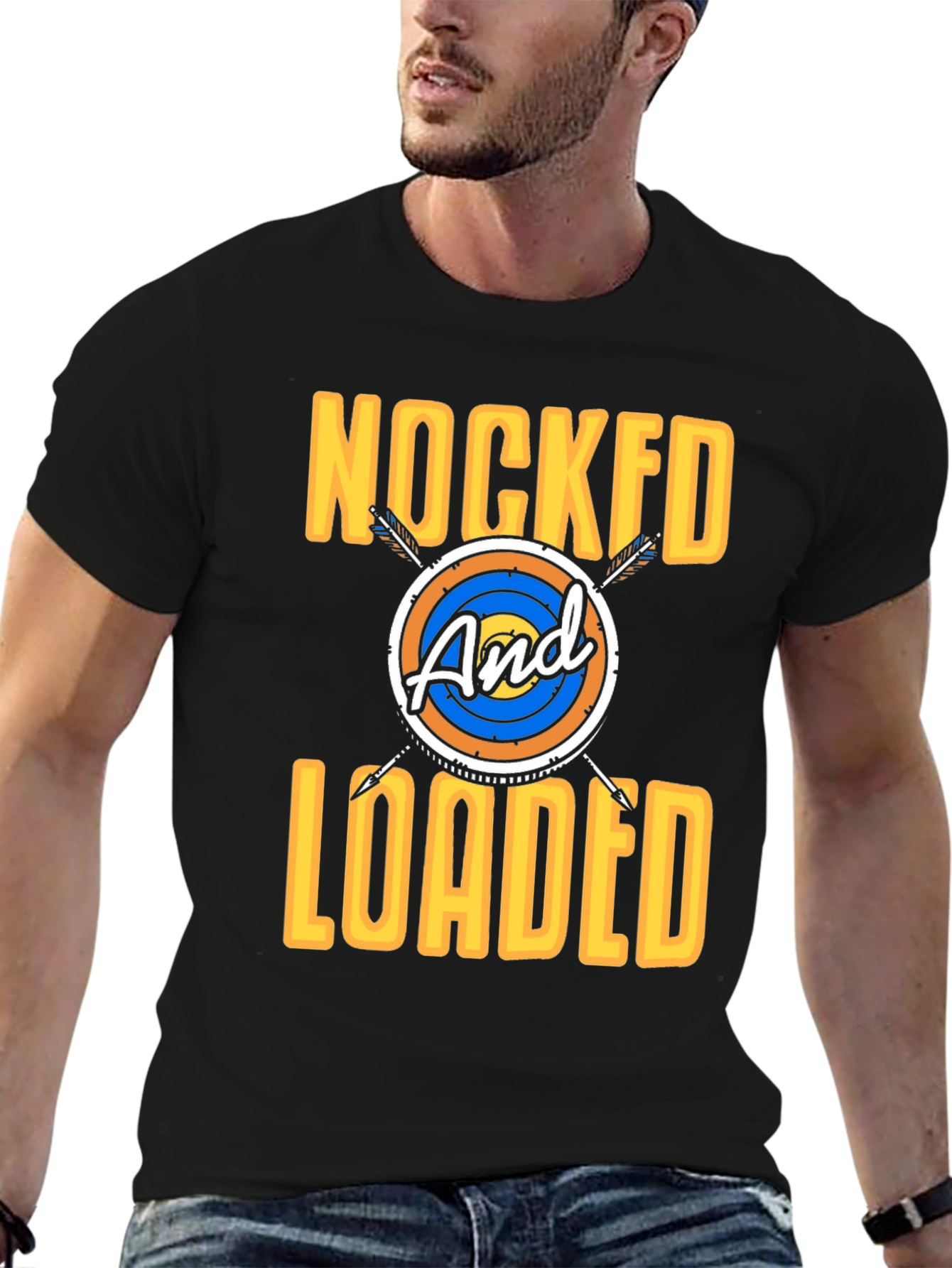 Archery Nocked and Loaded Graphic T-Shirt