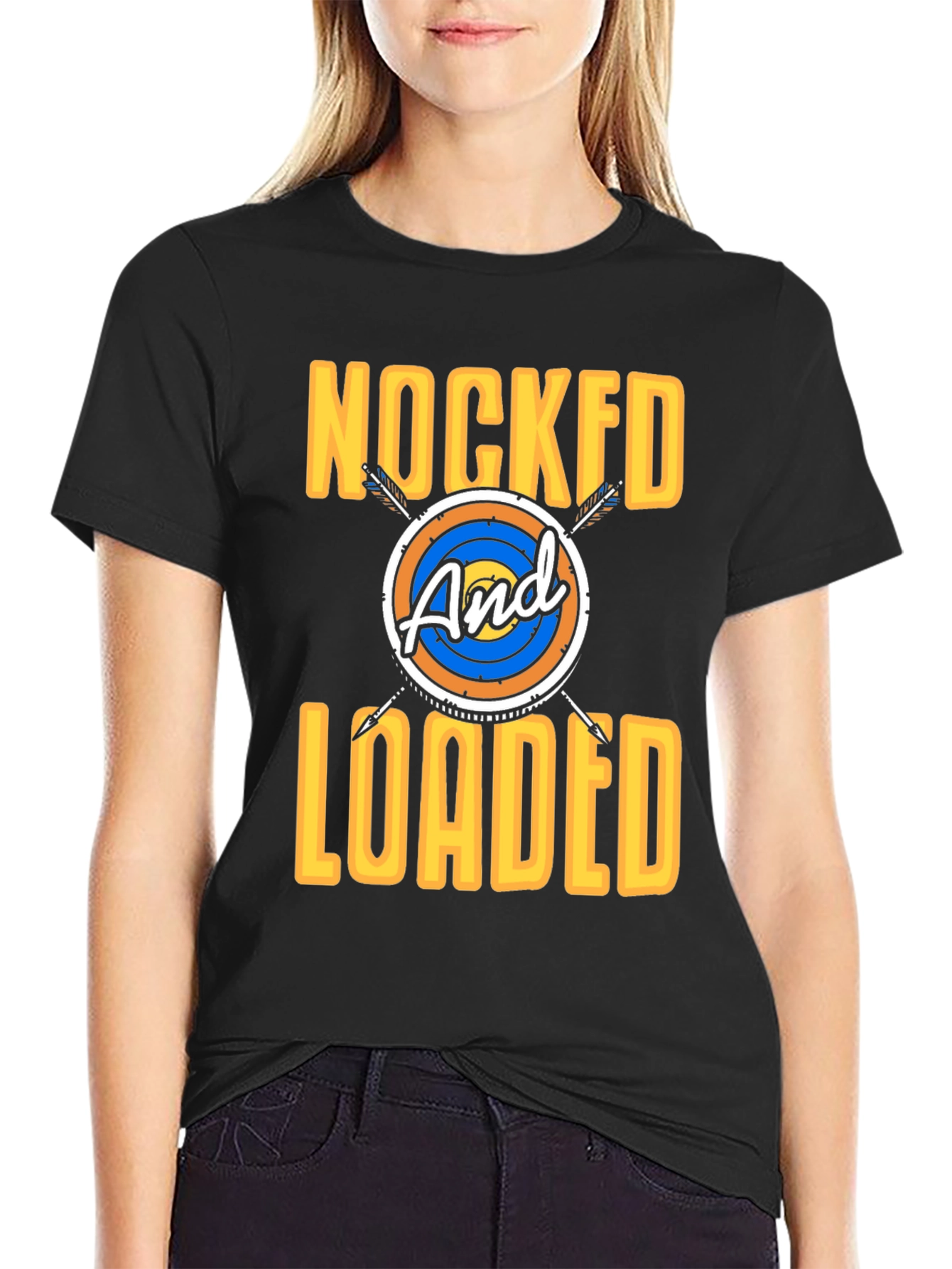 Archery Nocked and Loaded Graphic T-Shirt