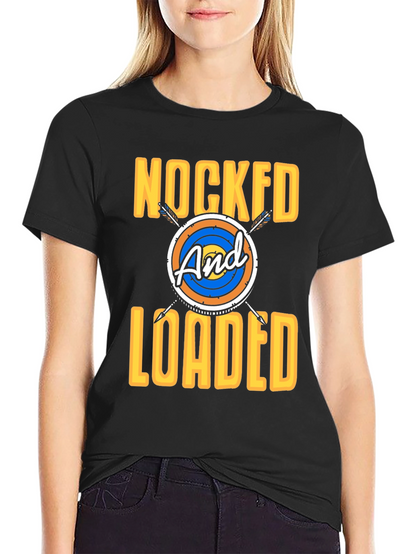 Archery Nocked and Loaded Graphic T-Shirt