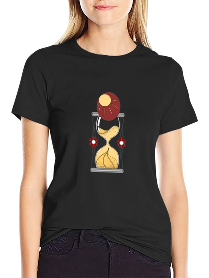 Hourglass Graphic Print T-Shirt