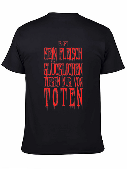 Vegan Slogan T-Shirt - Es Gibt Kein Fleisch