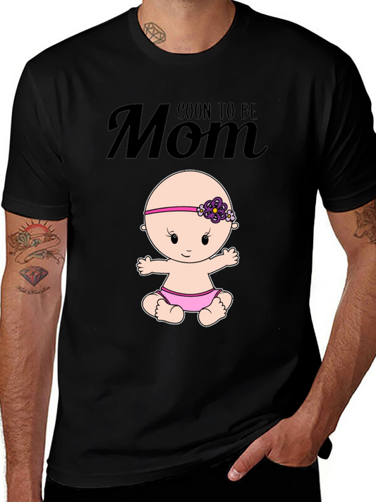 Soon to Be Mom Baby Graphic T-Shirt