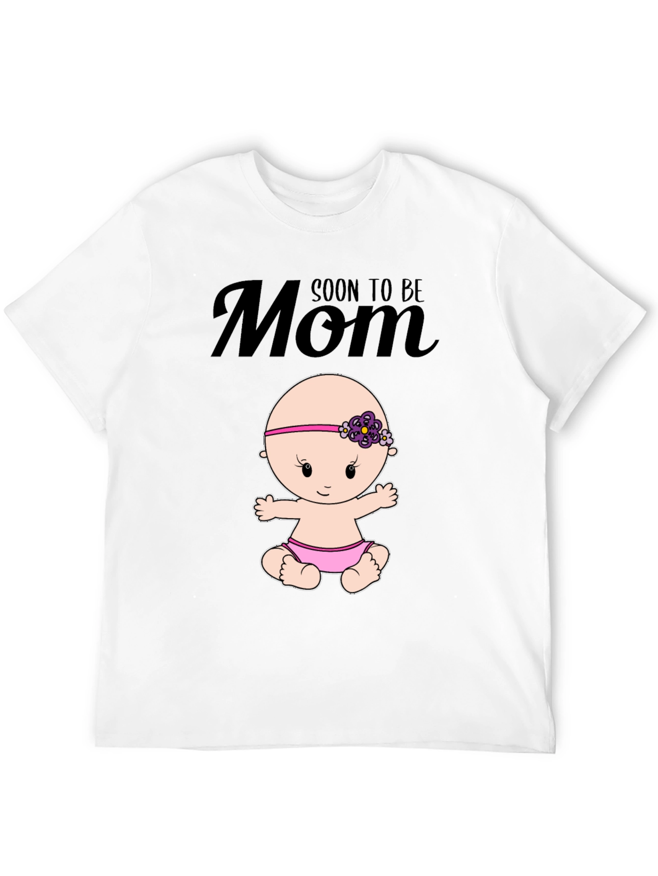 Soon to Be Mom Baby Graphic T-Shirt