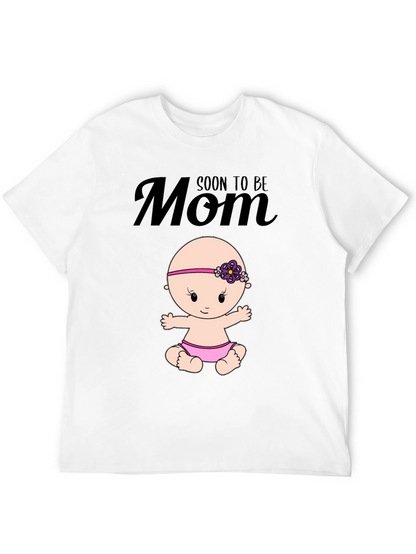 Soon to Be Mom Baby Graphic T-Shirt