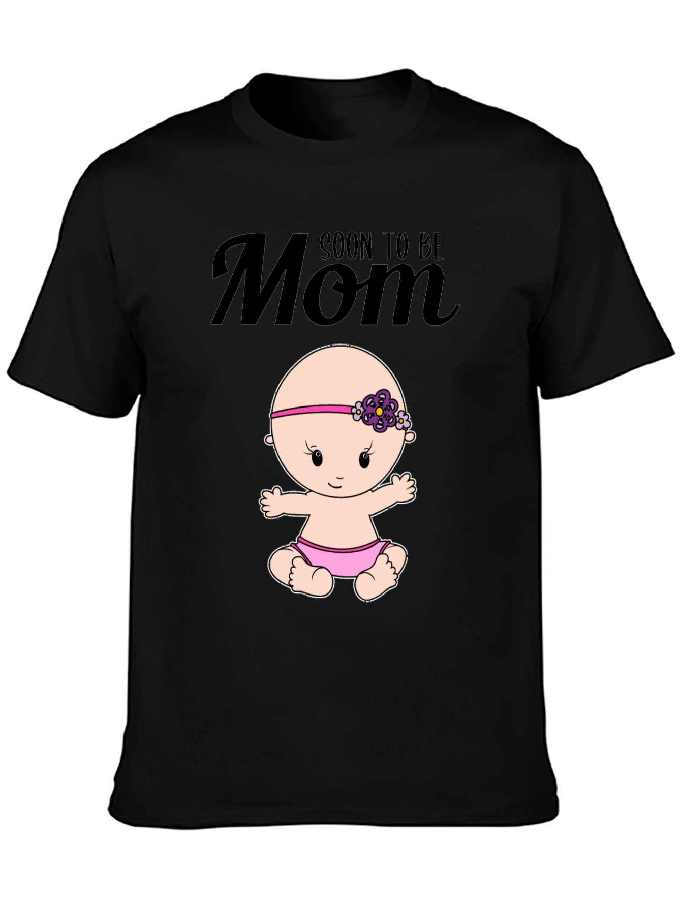 Soon to Be Mom Baby Graphic T-Shirt