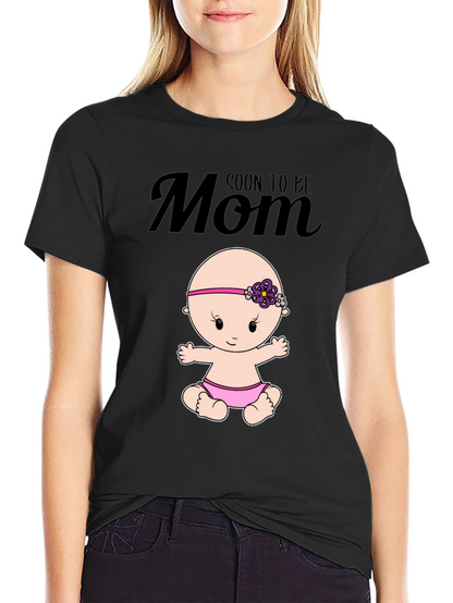 Soon to Be Mom Baby Graphic T-Shirt