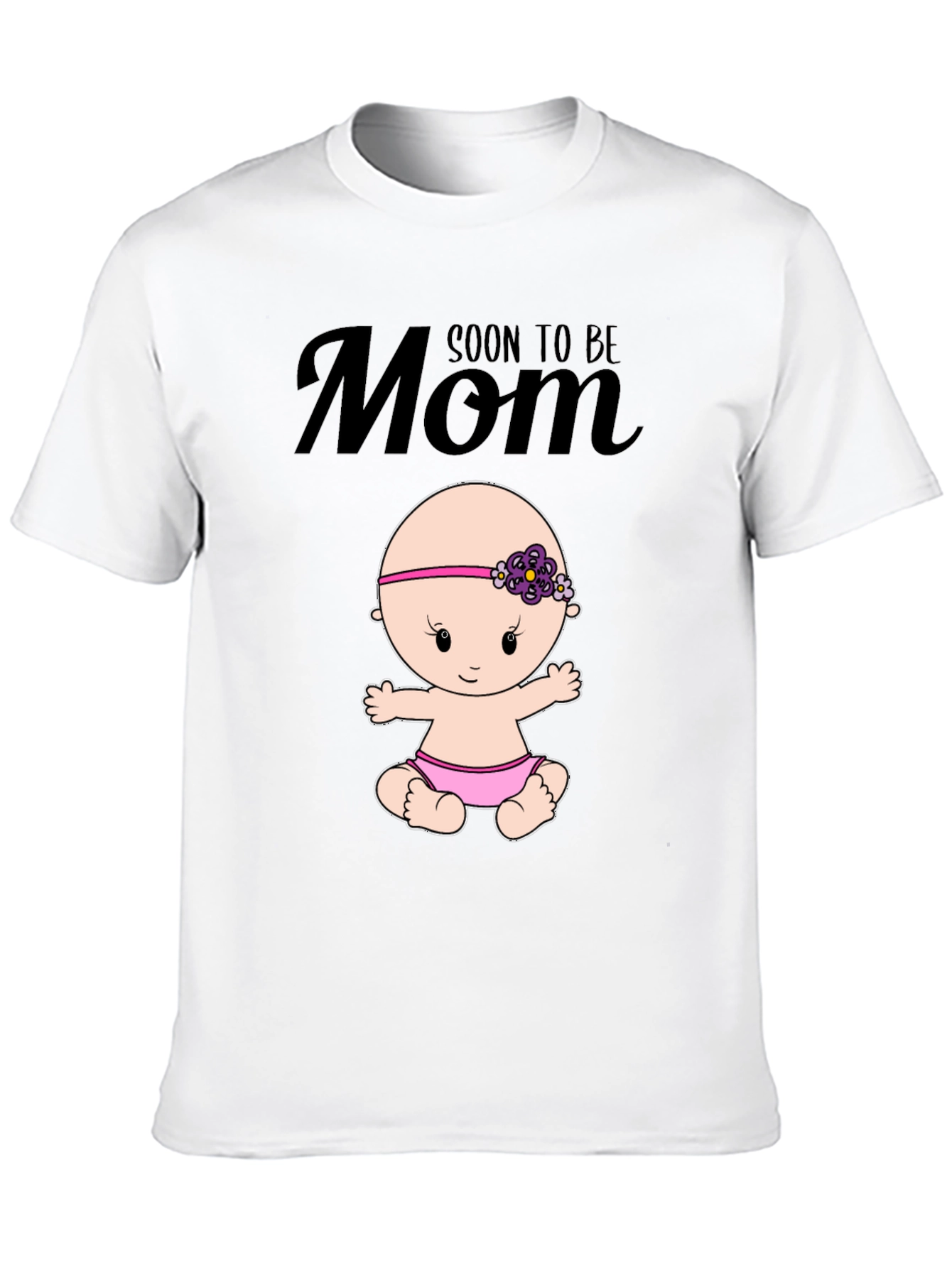 Soon to Be Mom Baby Graphic T-Shirt