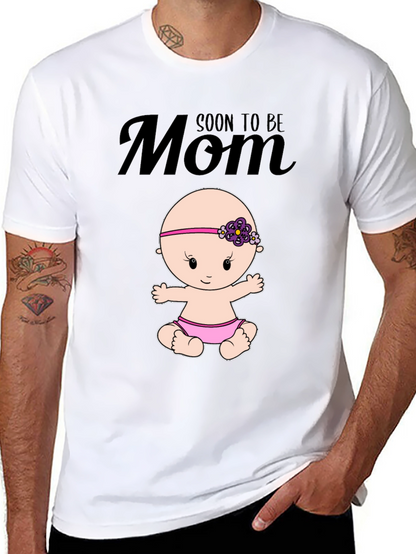 Soon to Be Mom Baby Graphic T-Shirt