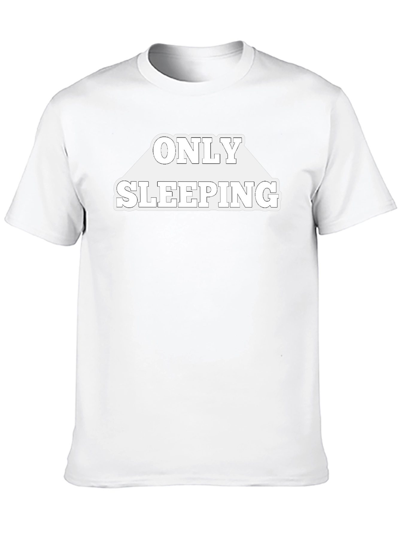 Only Sleeping Black Graphic Tee