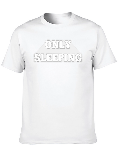 Only Sleeping Black Graphic Tee