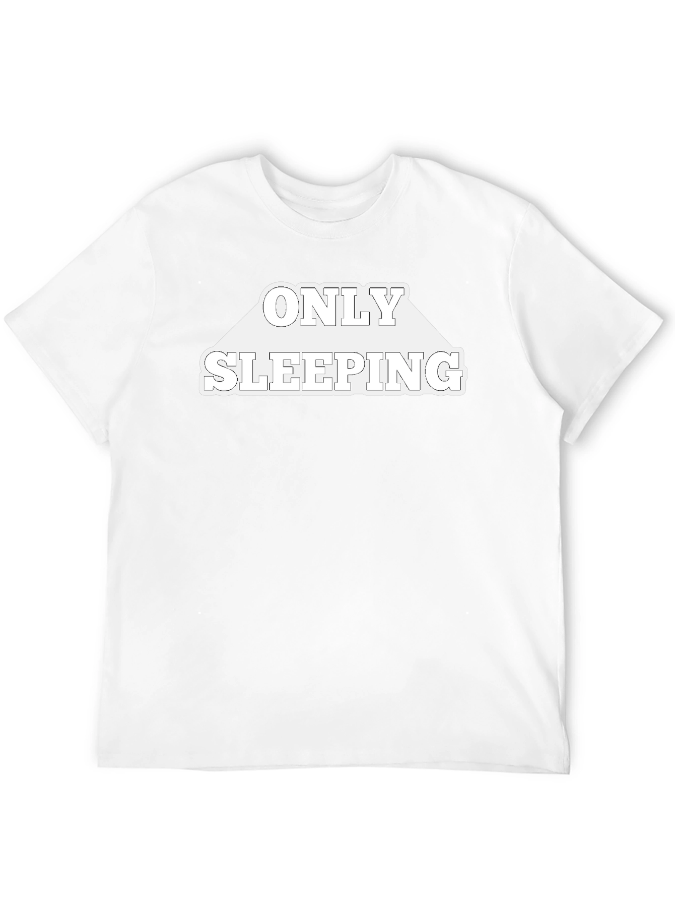 Only Sleeping Black Graphic Tee