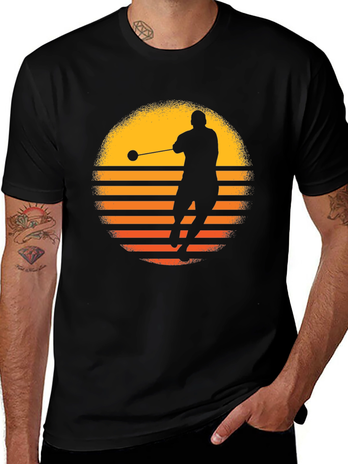 Hammer Throw Silhouette T-Shirt