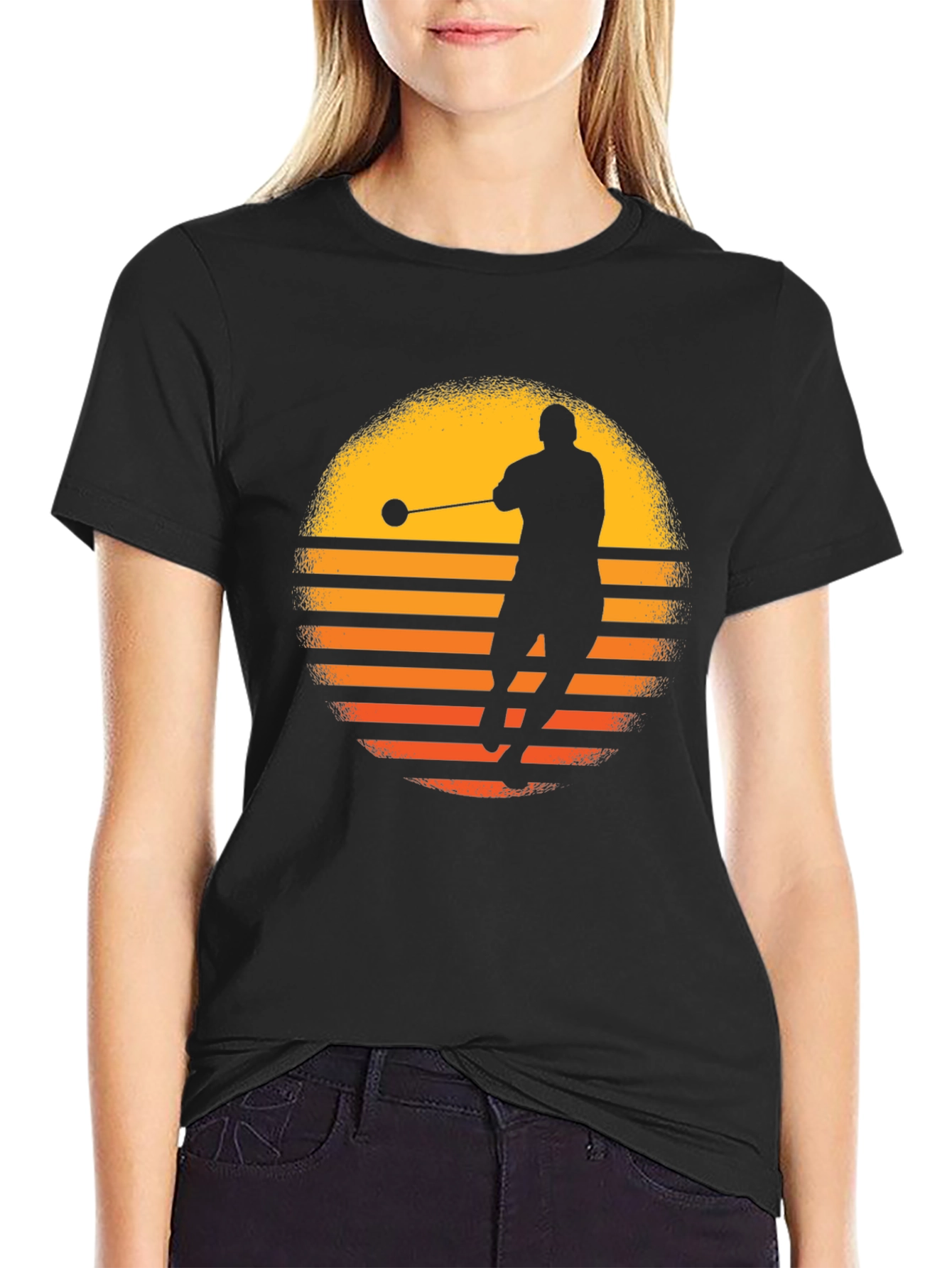 Hammer Throw Silhouette T-Shirt