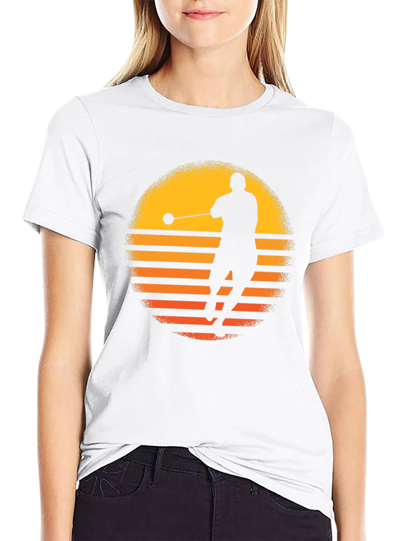 Hammer Throw Silhouette T-Shirt