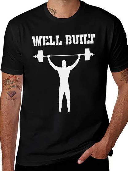 Well Built Weightlifter Graphic T-Shirt