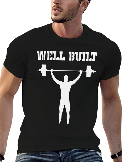 Well Built Weightlifter Graphic T-Shirt