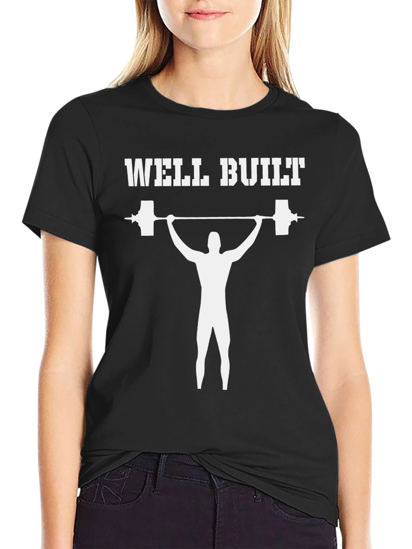 Well Built Weightlifter Graphic T-Shirt