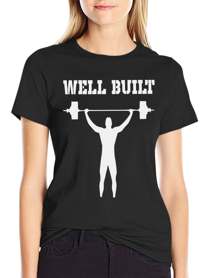 Well Built Weightlifter Graphic T-Shirt