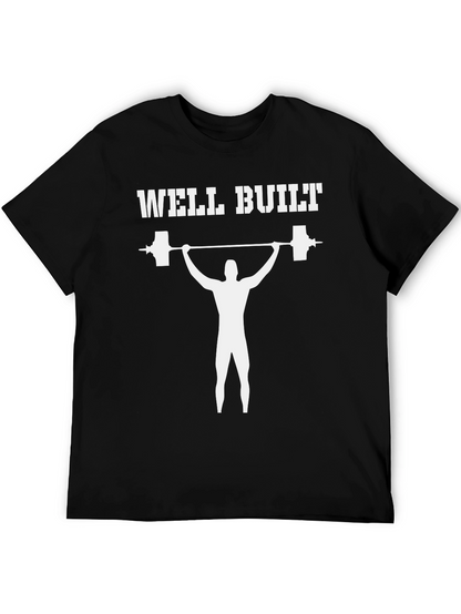 Well Built Weightlifter Graphic T-Shirt