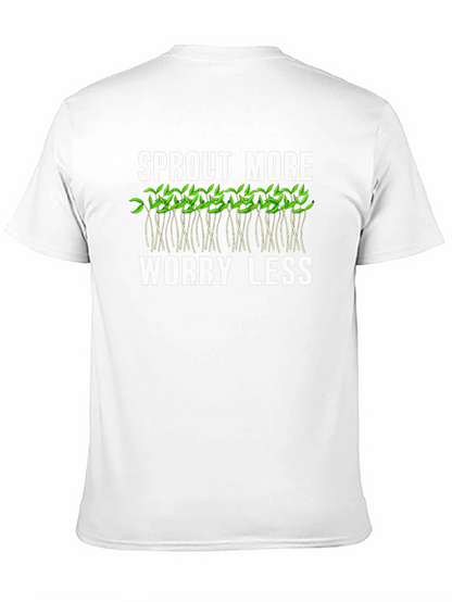 Sprout More Worry Less Graphic T-Shirt