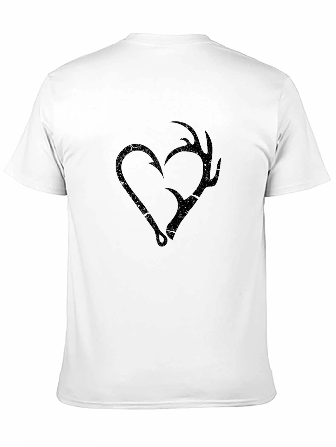 Fishing and Hunting Heart T-Shirt