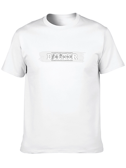 Cool Doctor Tee - Black Cotton Graphic T-Shirt