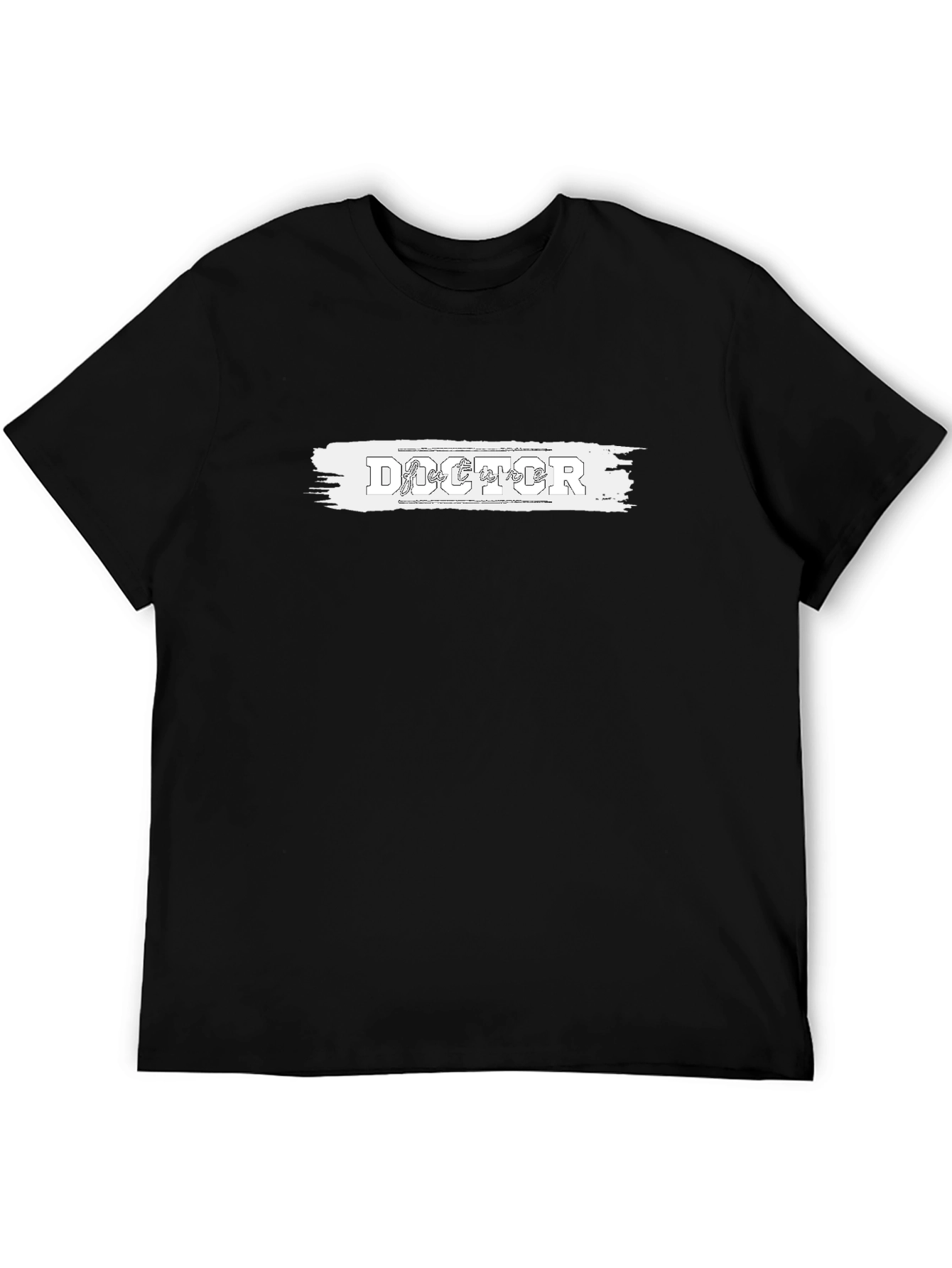 Cool Doctor Tee - Black Cotton Graphic T-Shirt
