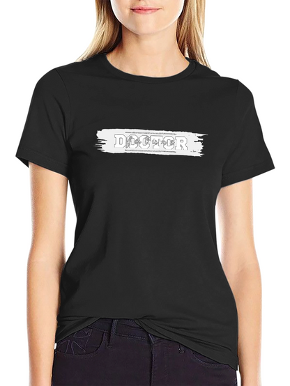Cool Doctor Tee - Black Cotton Graphic T-Shirt
