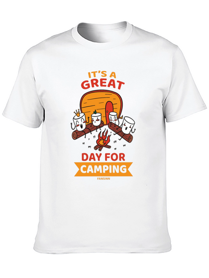 Camping Marshmallow Graphic Tee