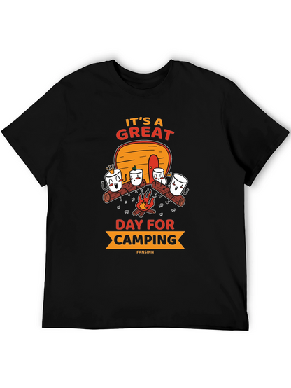 Camping Marshmallow Graphic Tee