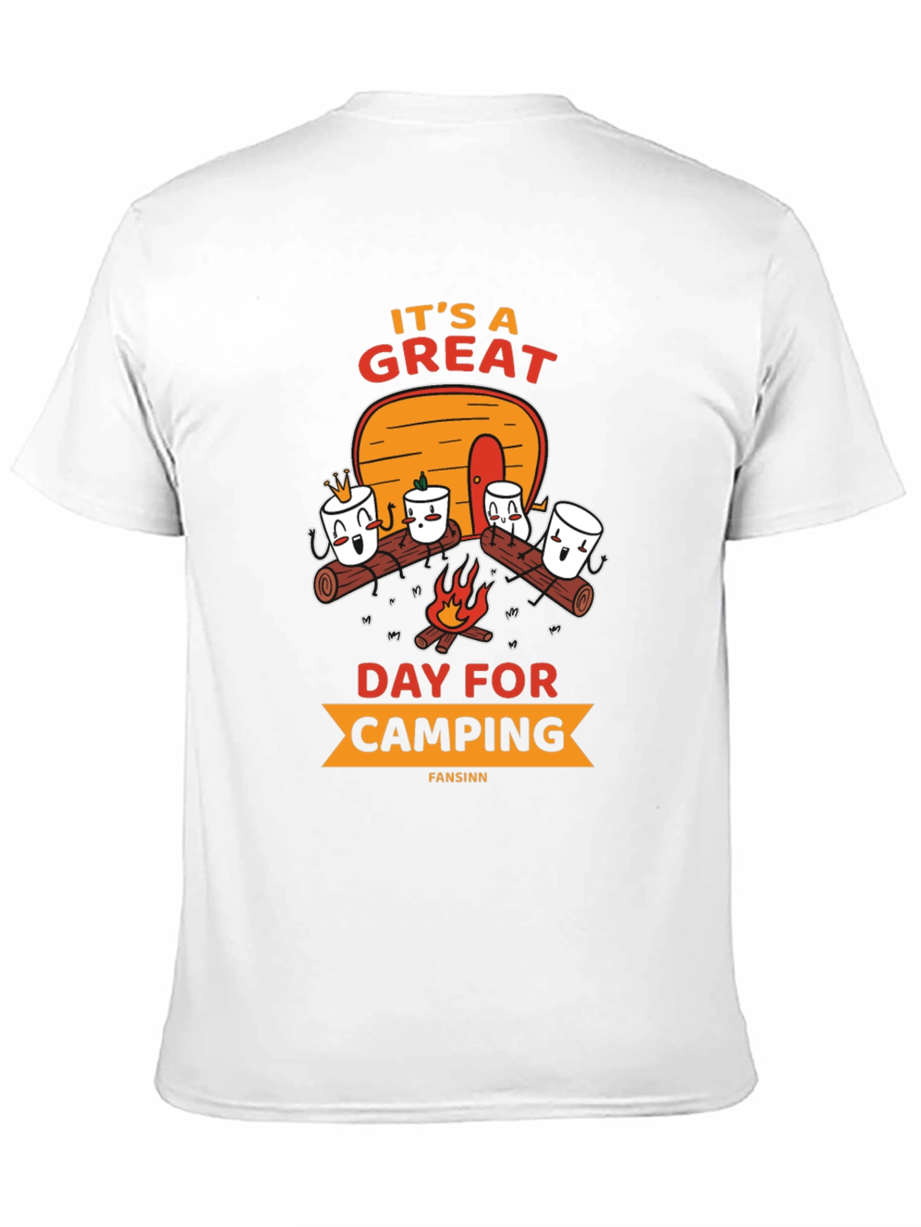Camping Marshmallow Graphic Tee