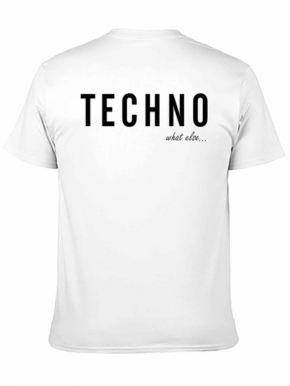 Techno What Else Black Graphic T-Shirt
