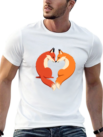 Fox Love Graphic Tee - Stylish & Unique Design