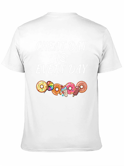 Cheat Day Every Day T-Shirt Donut Design