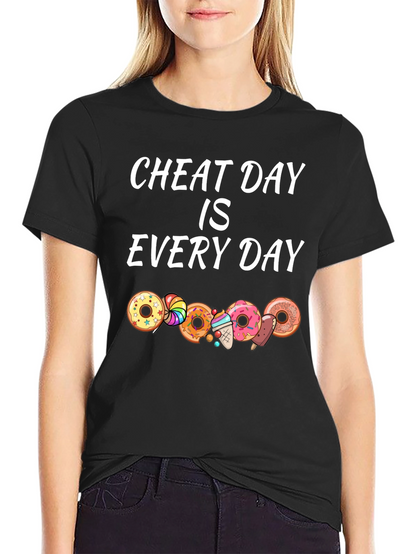 Cheat Day Every Day T-Shirt Donut Design
