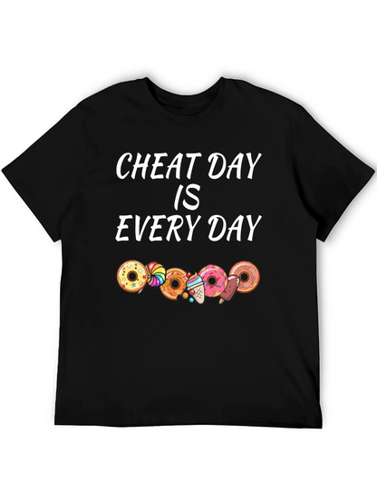Cheat Day Every Day T-Shirt Donut Design