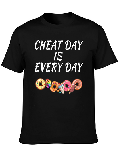 Cheat Day Every Day T-Shirt Donut Design