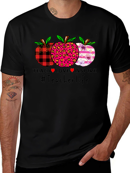Teacher Life Apple T-Shirt