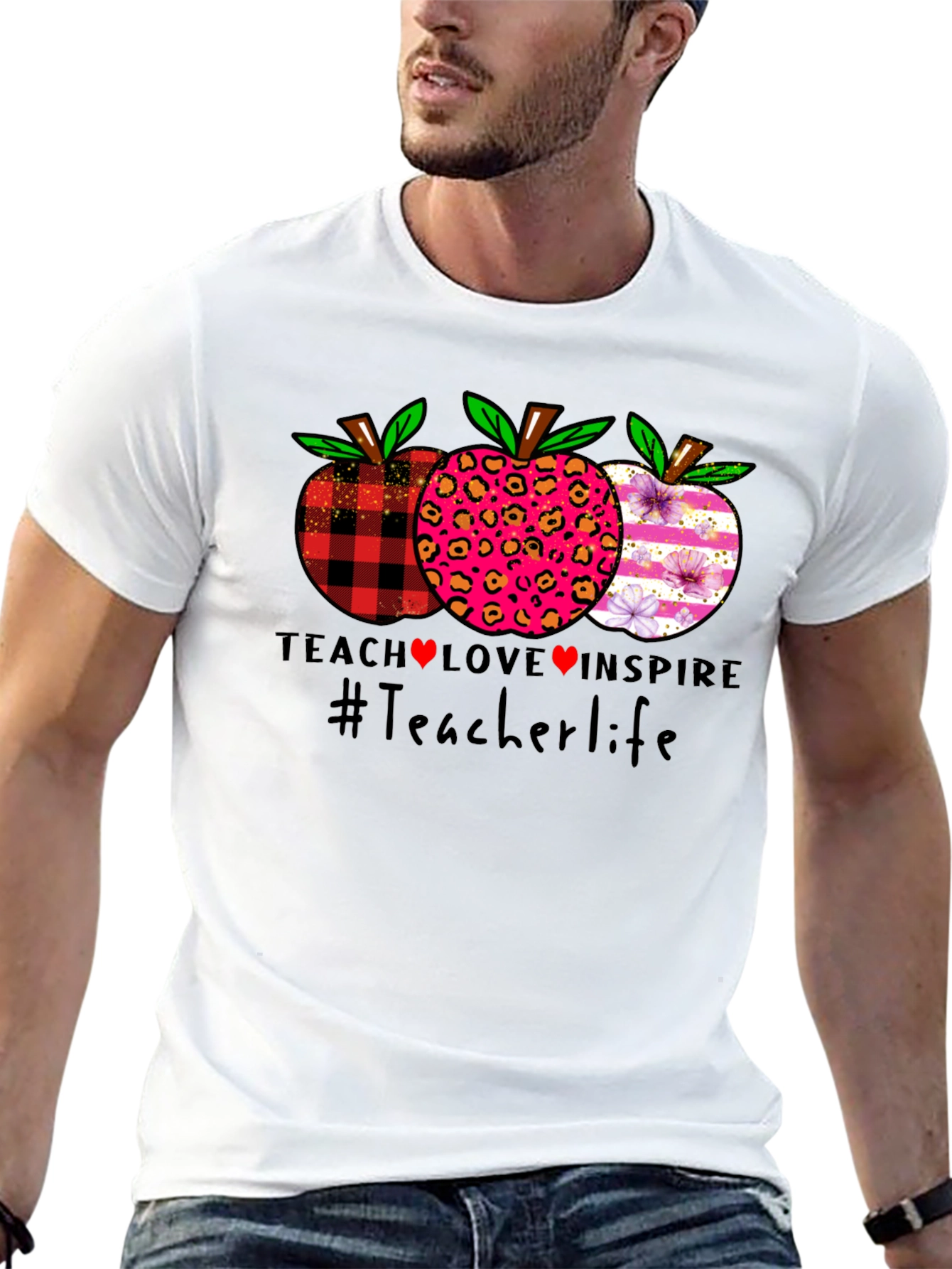 Teacher Life Apple T-Shirt
