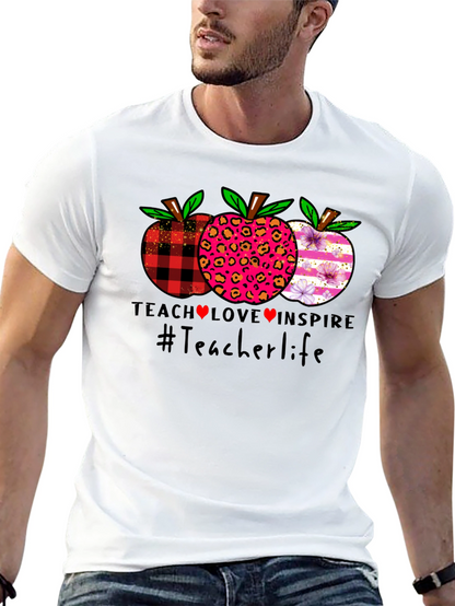 Teacher Life Apple T-Shirt