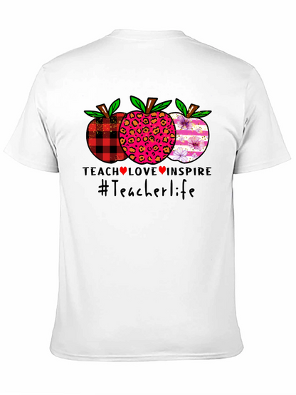 Teacher Life Apple T-Shirt