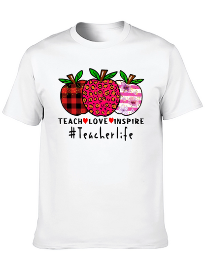 Teacher Life Apple T-Shirt