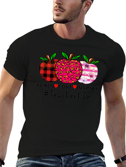 Teacher Life Apple T-Shirt