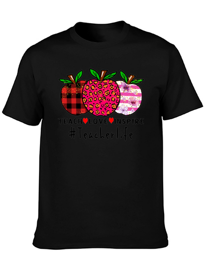 Teacher Life Apple T-Shirt