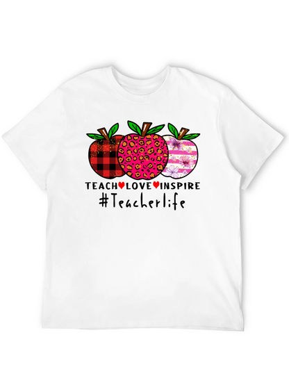Teacher Life Apple T-Shirt