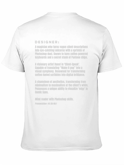 Designer Definition Black T-Shirt