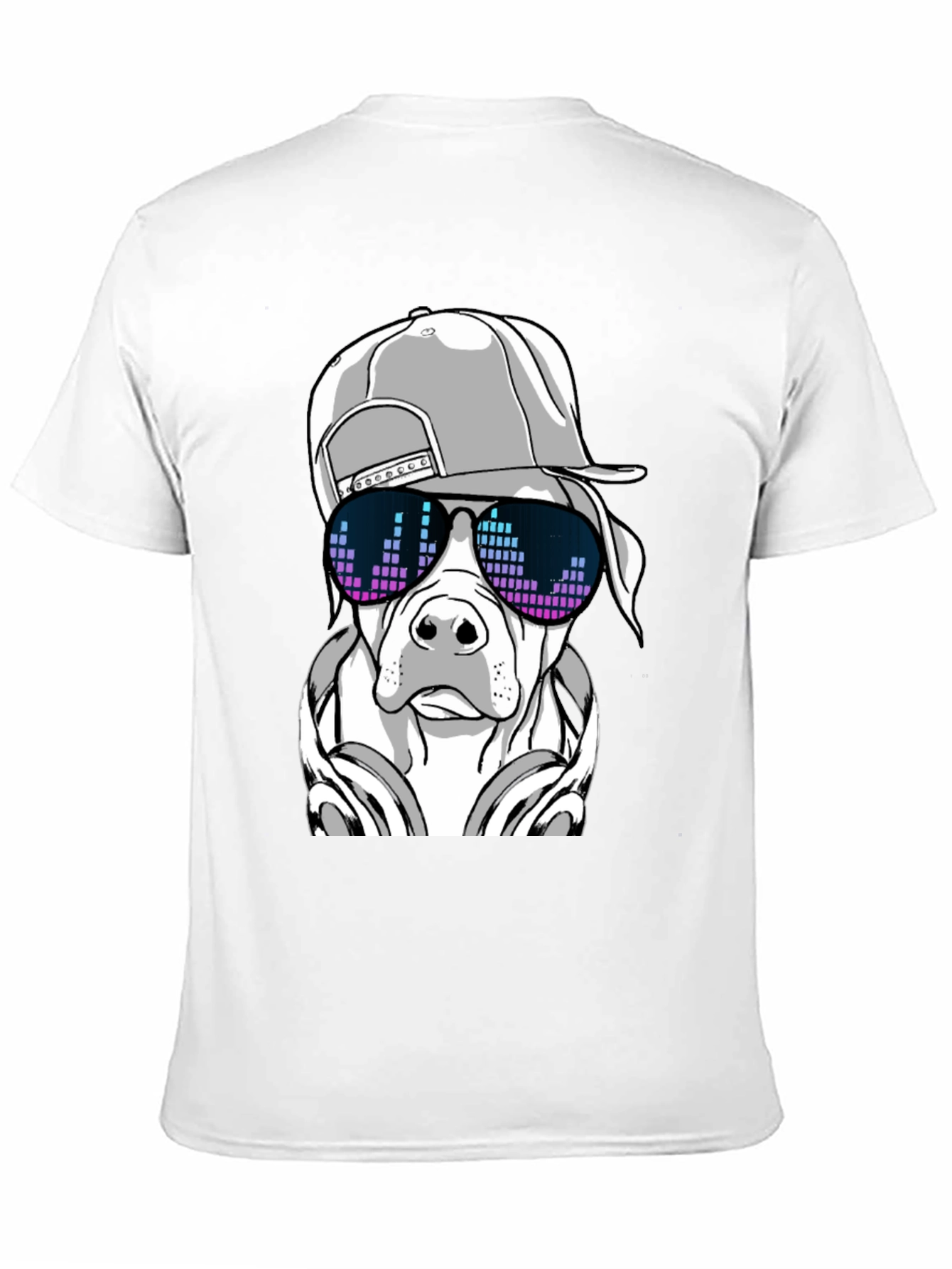 Cool Dog Graphic Tee - Black T-Shirt
