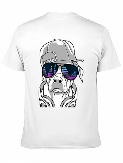 Cool Dog Graphic Tee - Black T-Shirt