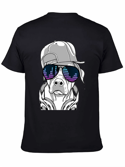 Cool Dog Graphic Tee - Black T-Shirt